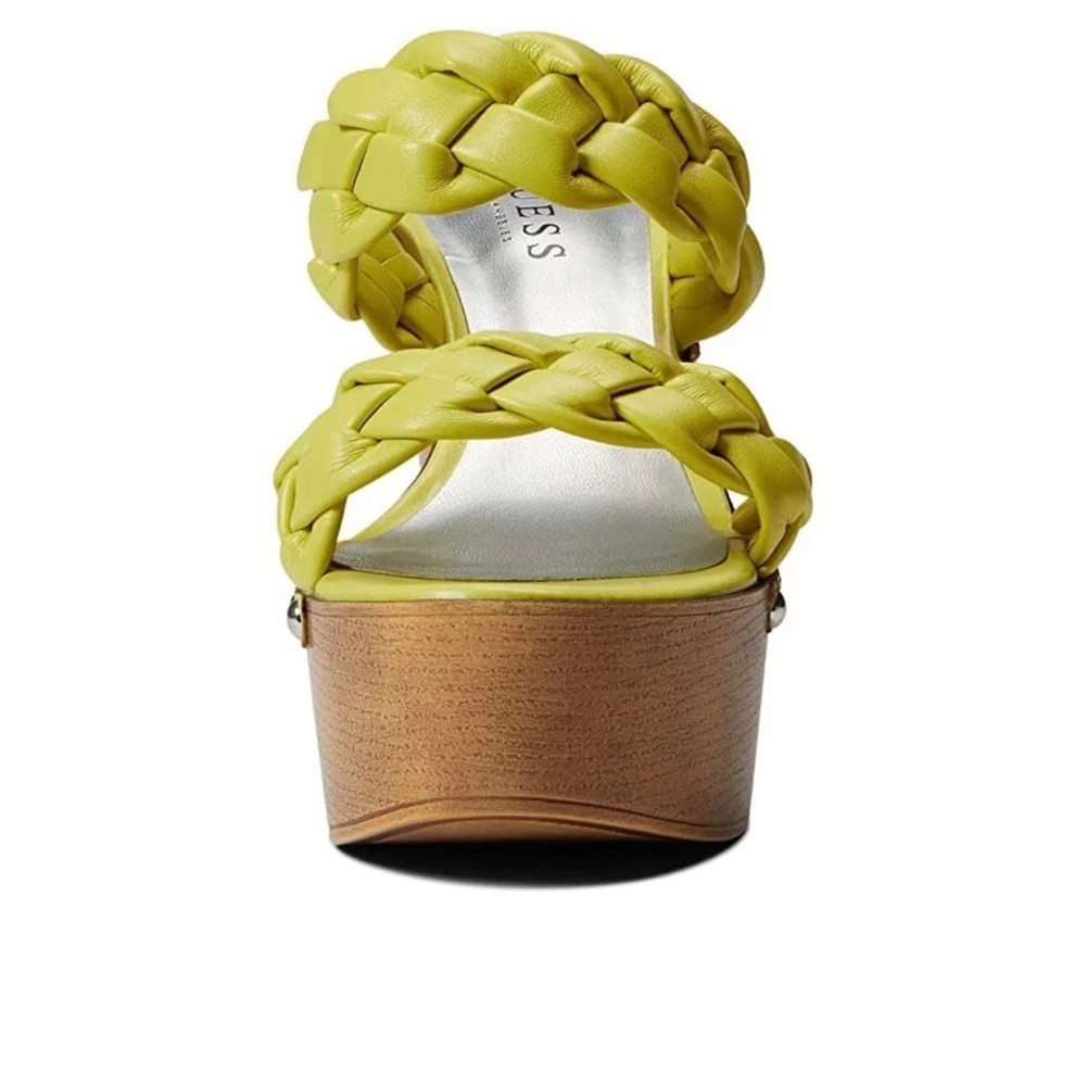 Guess women Oakley platform sandals yellow